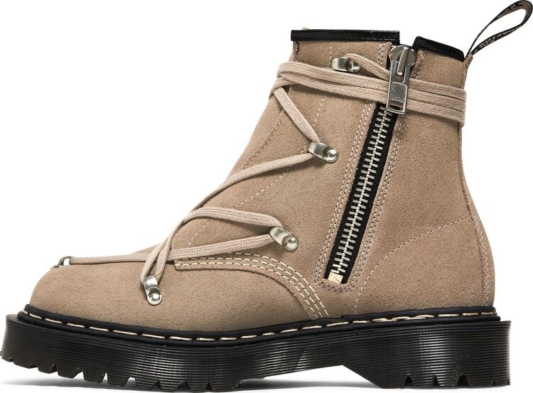 Ботинки мужские Dr. Martens x Rick Owens на шнуровке, серый — фото 3
