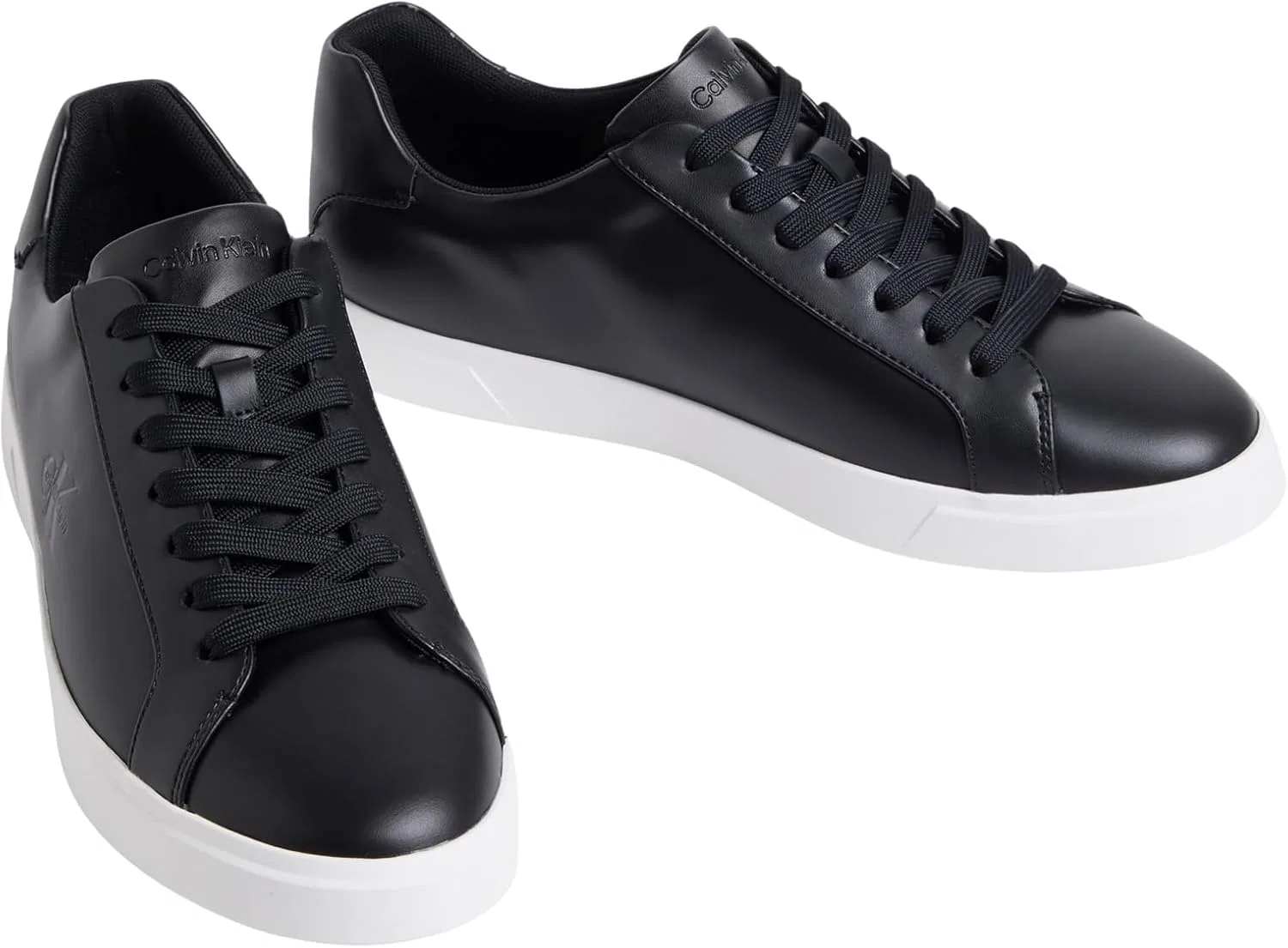 Мужские низкие кроссовки Calvin Klein Prof Cupsole LTH Hm0hm02123, Black Ck Black — фото 3
