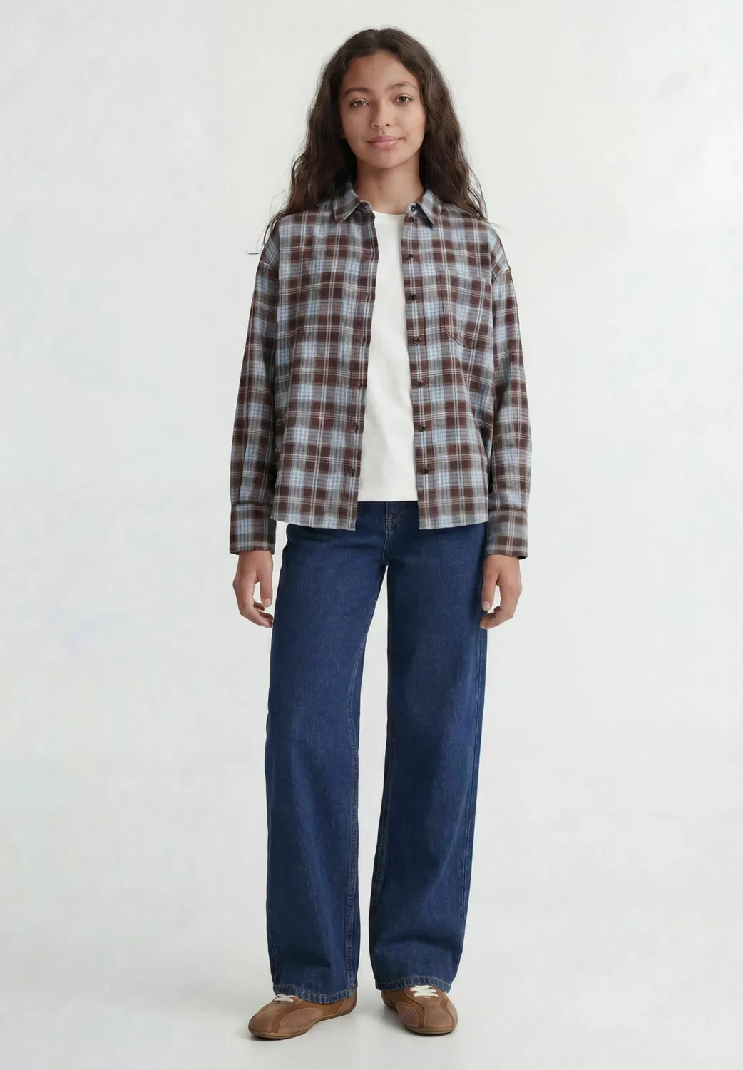 Свободные джинсы jxseville loose r001 dnm grl bn свободные джинсы для девочек - джинсы свободного кроя Jjxx, Blue Denim
