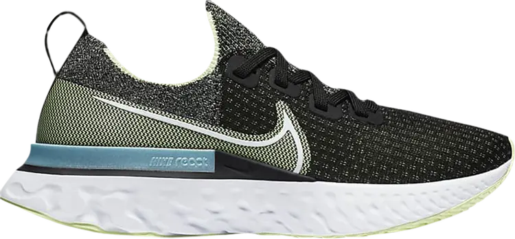 

Кроссовки Nike Wmns React Infinity Run Flyknit 'Black Glacier Ice', черный