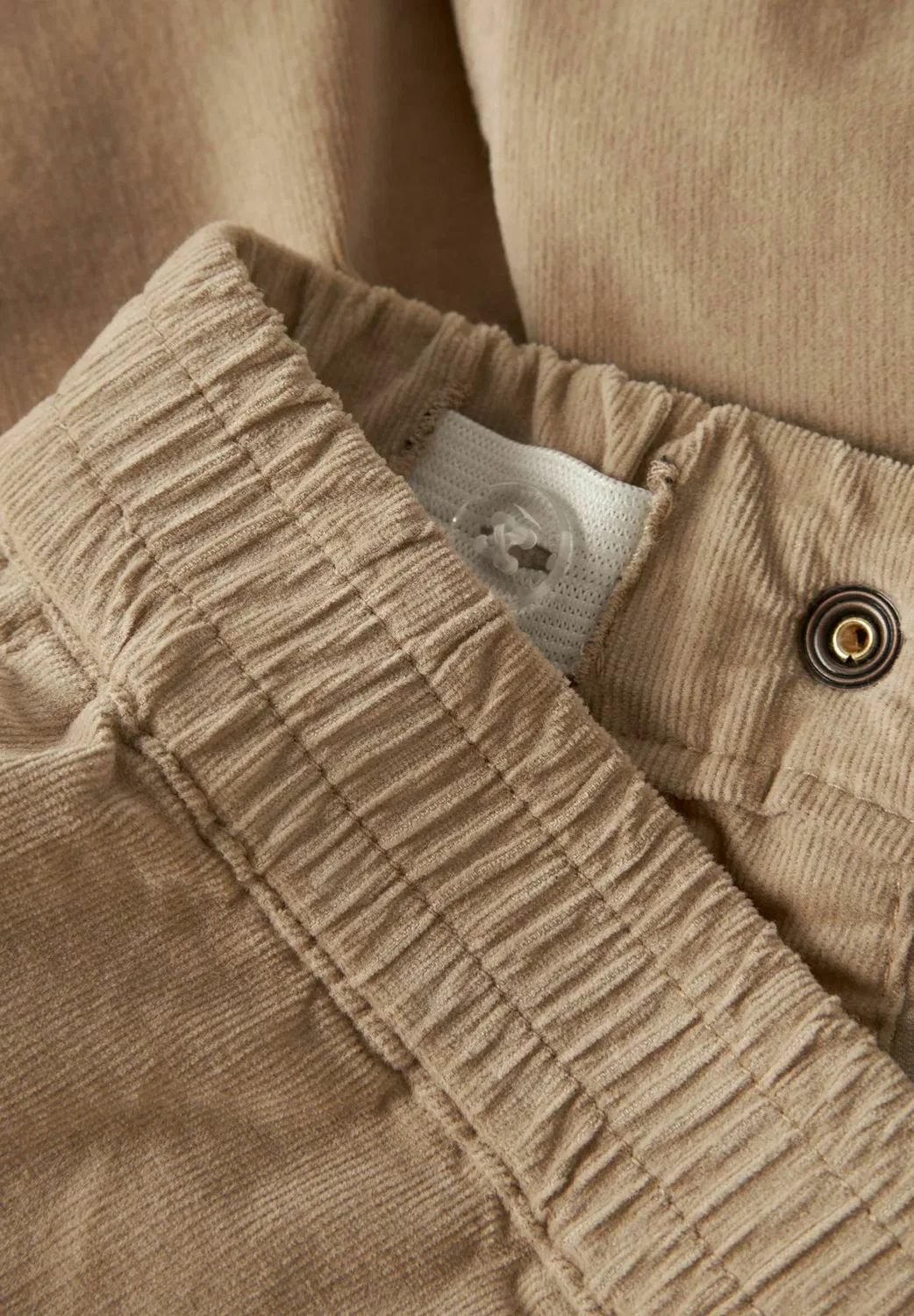 Брюки из вельвета бочкообразной формы - брюки Name It, Sesame — фото 3