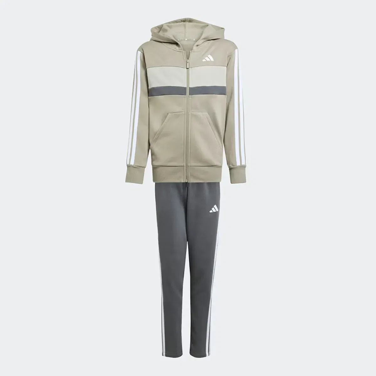 Детский спортивный комплект из флиса Tiberio Fleece 3 bandas adidas, Verde