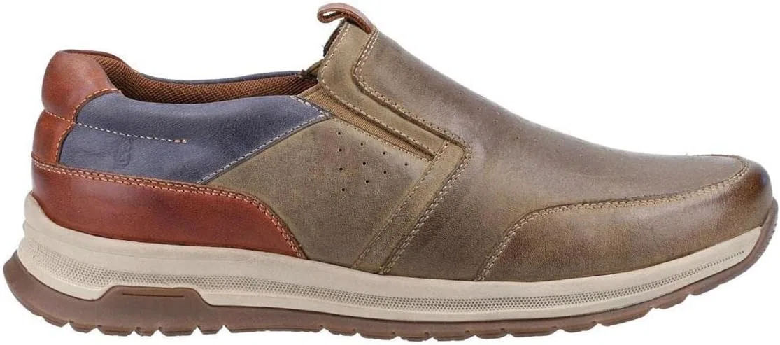 Мужские слипоны Hush Puppies Cole, Khaki — фото 2