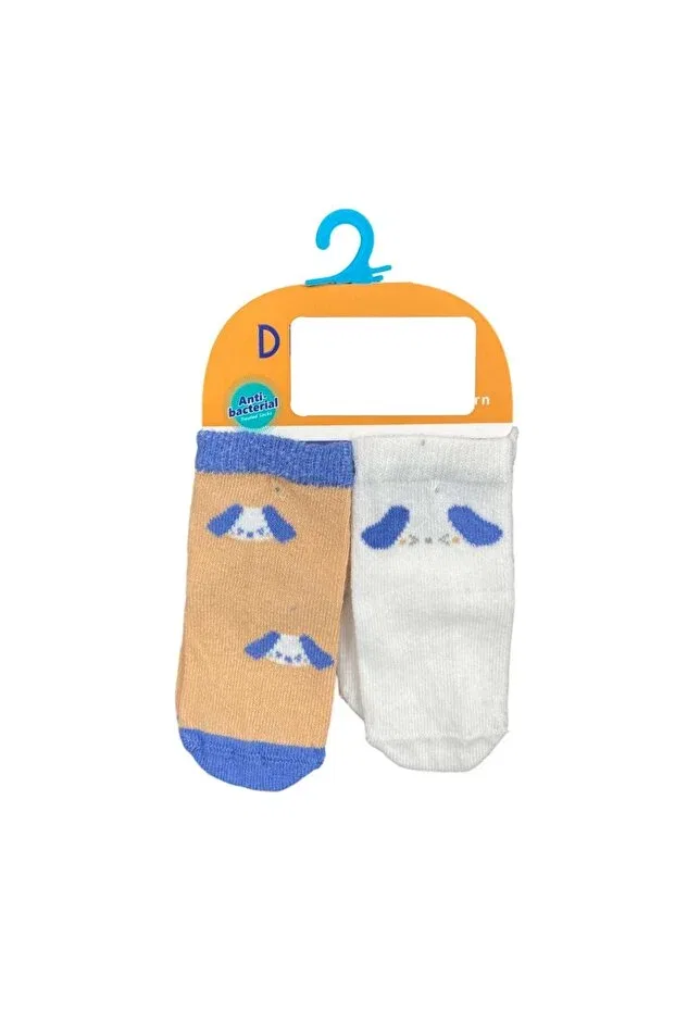 Детский комплект носков для новорожденных хлопковый Defne Baby, White