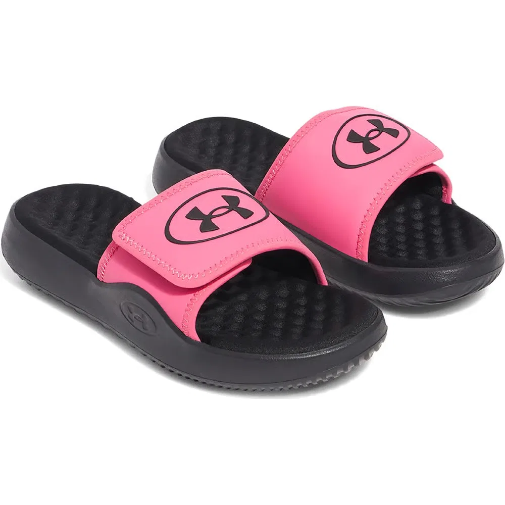 Детские сандалии-шлепанцы Ignite Pro 8 Under Armour, Black /Pink/Black