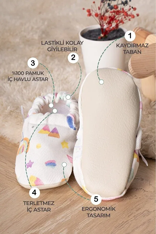 Детские пинетки для новорожденных хлопковые Будущие дети, Rainbow Buude Kids