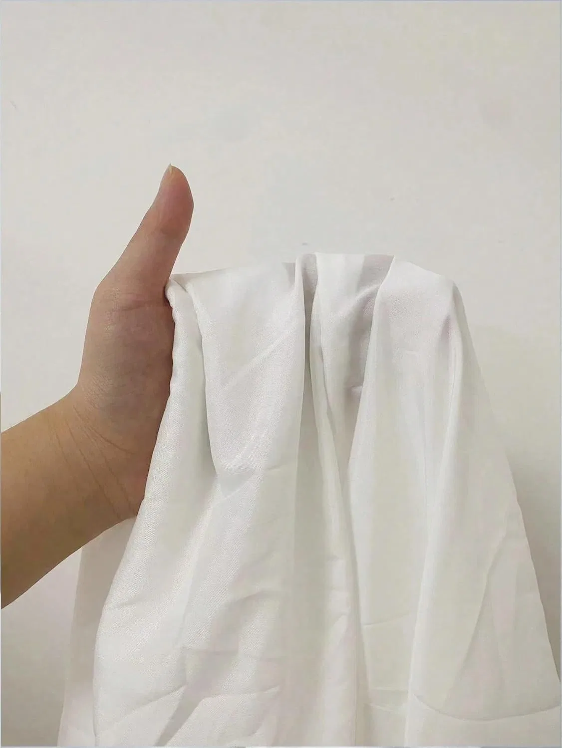 Женское повседневное платье со стойкой и свободным кроем, White — фото 3