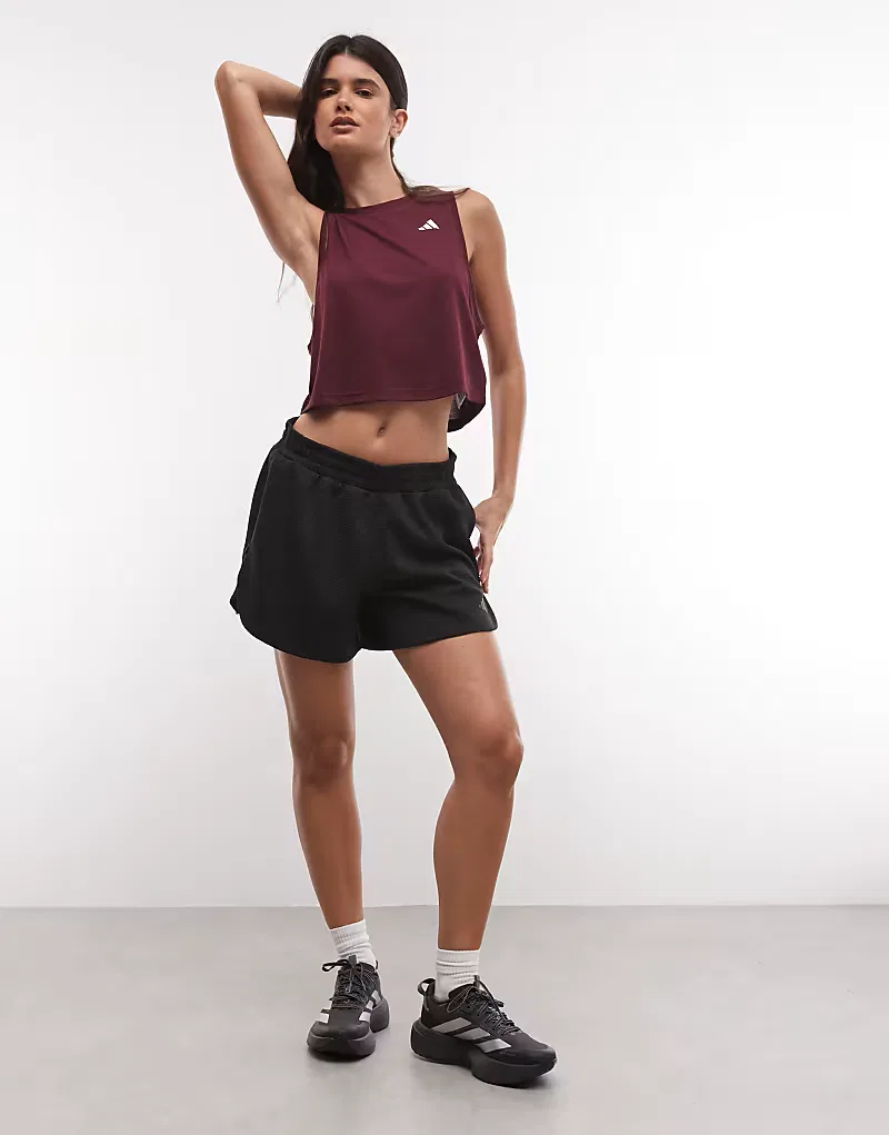 Майка Adidas Training essentials, бордовый — фото 2