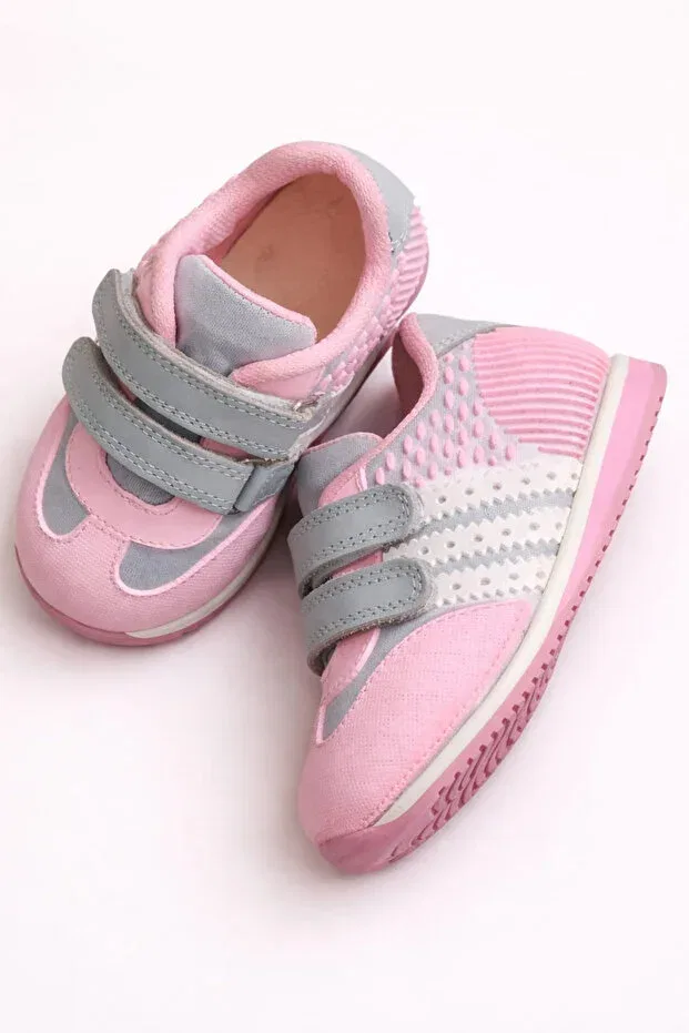 Детские кроссовки для девочек с липучками Turkuaz Ayakkabı, Pink