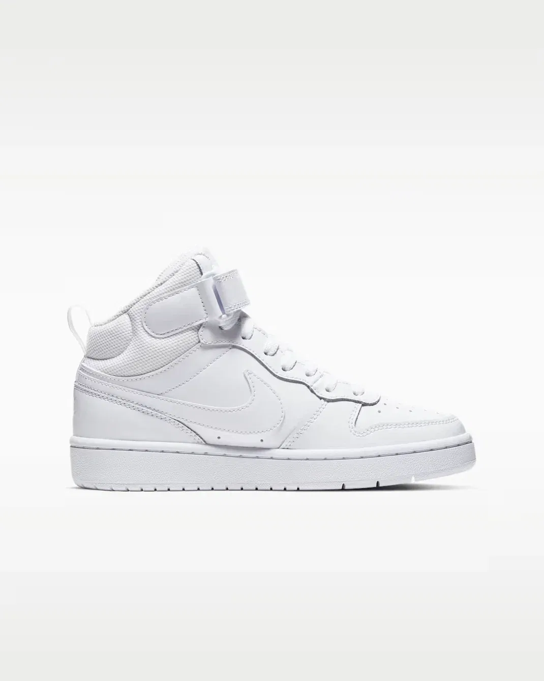 Детские кроссовки баскетбольные Court Borough Mid Nike, White