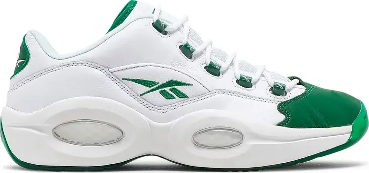 

Кроссовки question low 'green toe' Reebok, белый