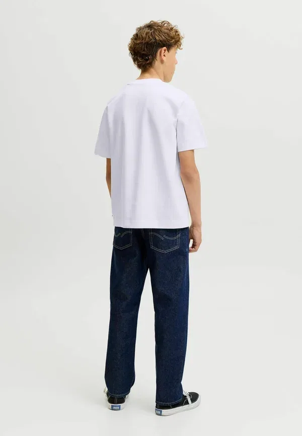 Футболка, детская футболка - базовая футболка Jack & Jones Junior, белый — фото 3