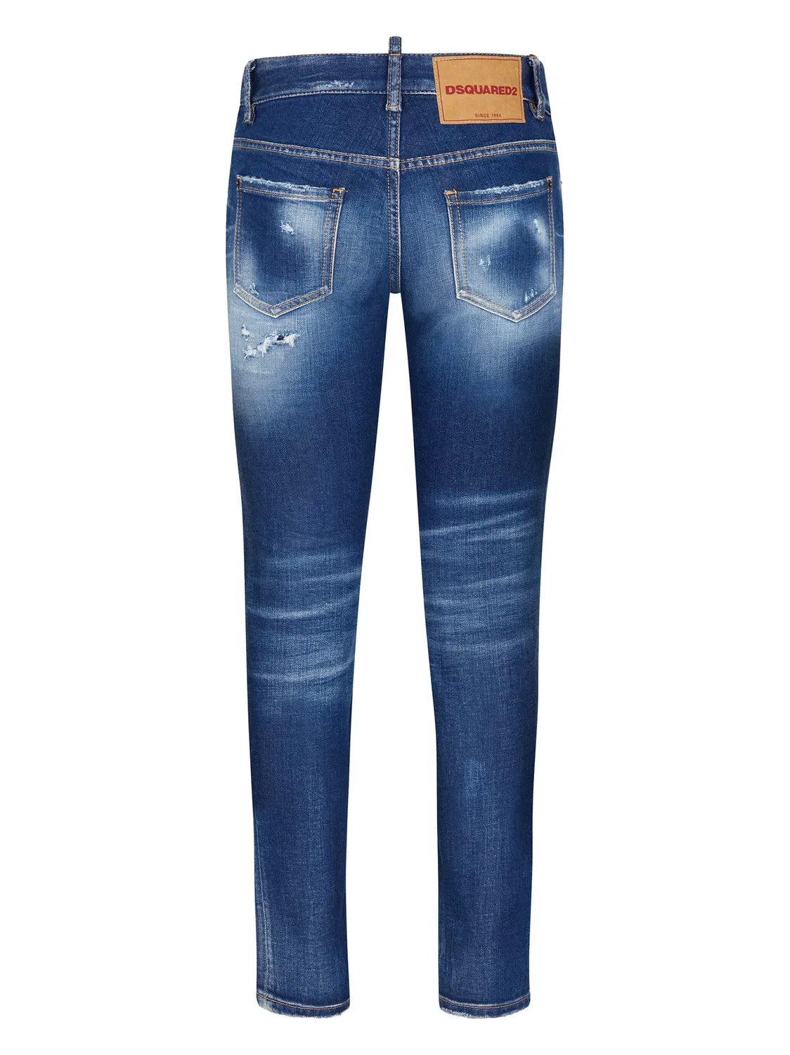 Джинсы с рваным эффектом Slim-Leg DSQUARED2, синий — фото 2