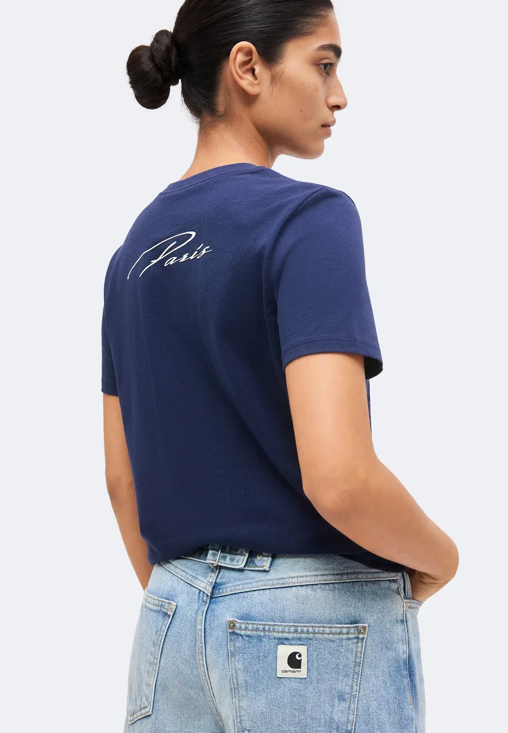 Футболка в стиле PSG - клубная одежда Nike Performance, College Navy — фото 4