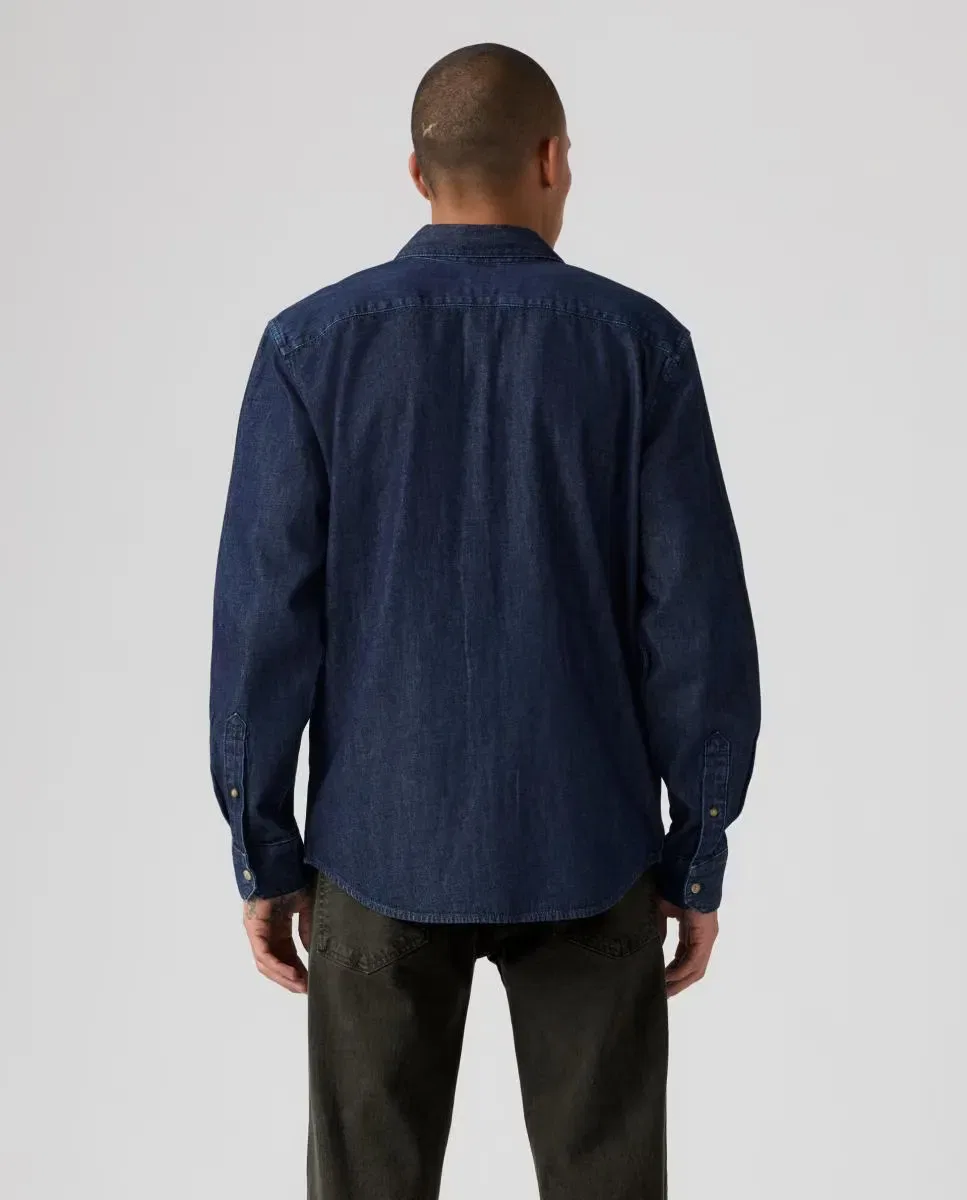 Мужская рубашка джинсовая Slim Fit Levi's, Azul Índigo — фото 2