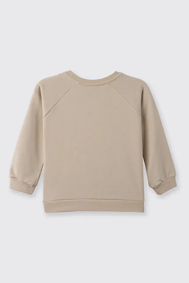 Детский комплект спортивного костюма для мальчиков хлопковый Panço, Beige — фото 3