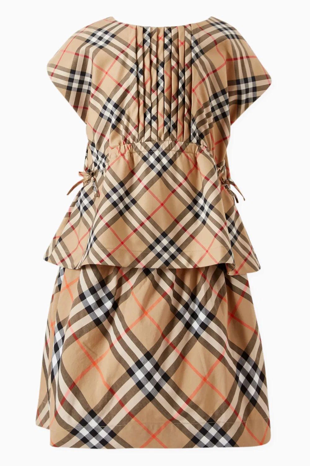 Юбка в клетку из хлопкового поплина Burberry — фото 2