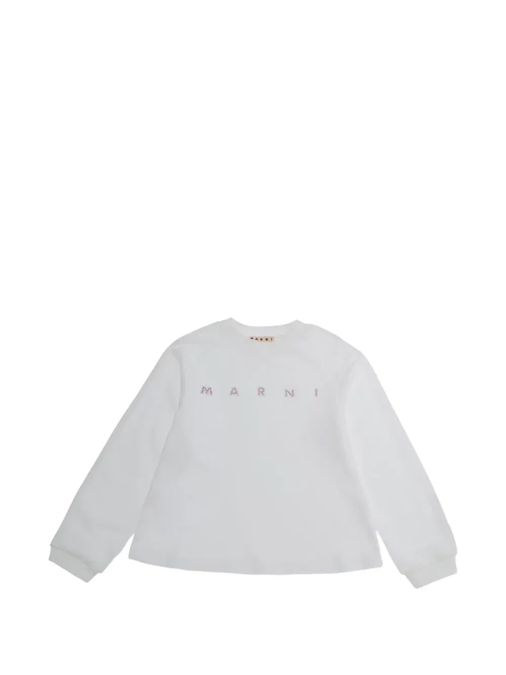 Футболка с длинными рукавами Marni Kids, белый