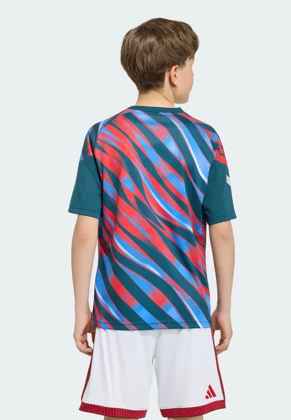 Футболка с принтом Adidas Performance, зеленый — фото 2
