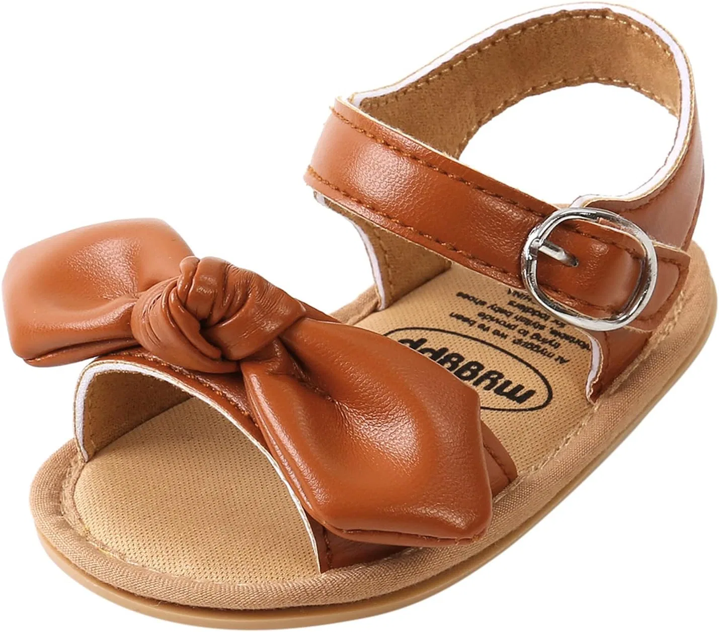 Детские сандалии для девочек с бантом Bowknot Prewalker Walkers, Brown
