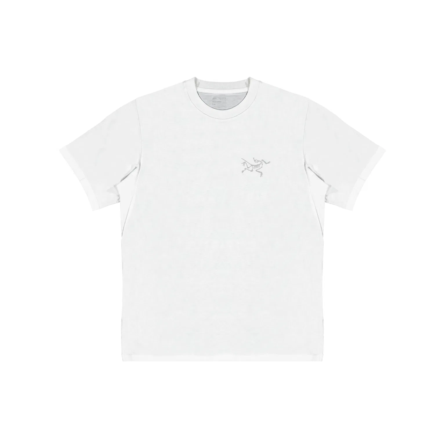 Женская футболка с круглым вырезом свободного кроя Arcteryx, Ivory White/White Light — фото 3
