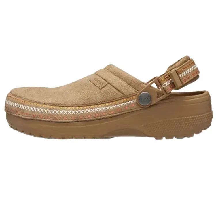 Детские повседневные кроссовки из замши Crocs, Squid Brown