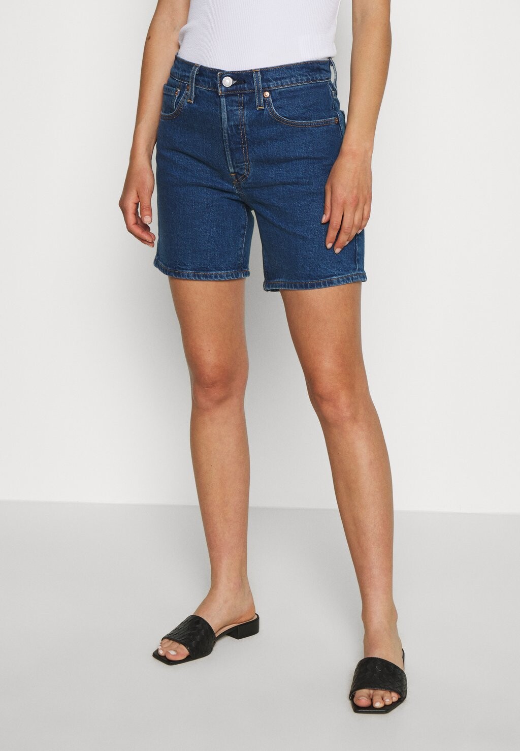 

Джинсовые шорты Levi's 501® Mid Thigh Shorts, чарльстон тень