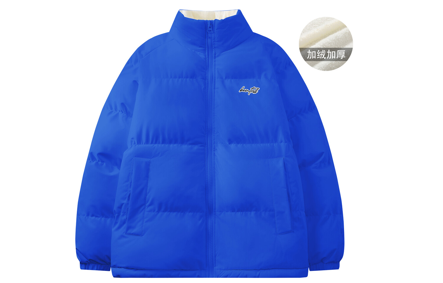

Beentrill Стеганая куртка унисекс, Вельвет черный