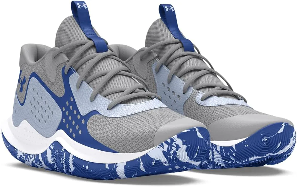 Баскетбольные кроссовки Under Armour Men's Ua Jet '23, серый/синий — фото 4