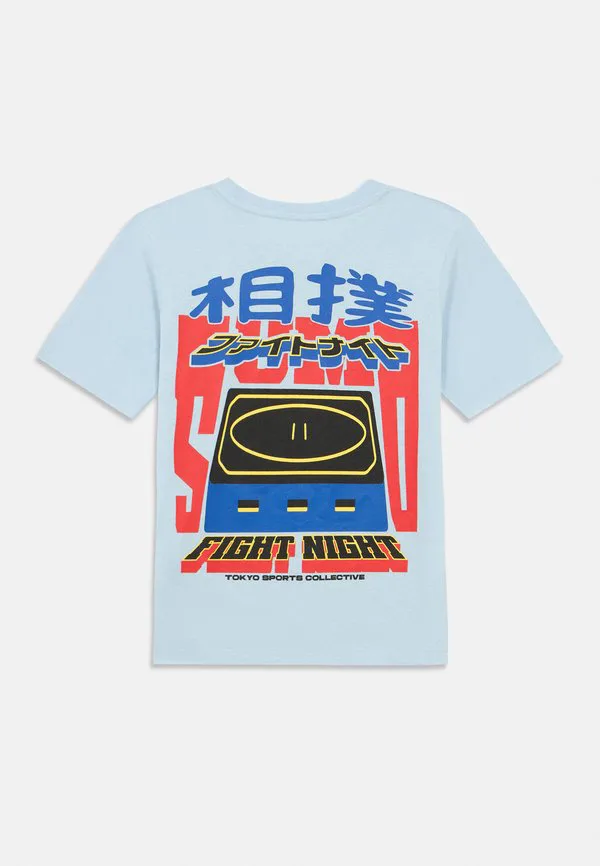 Футболка с круглым вырезом jorsumo с принтом Jack & Jones Junior, Blue — фото 2