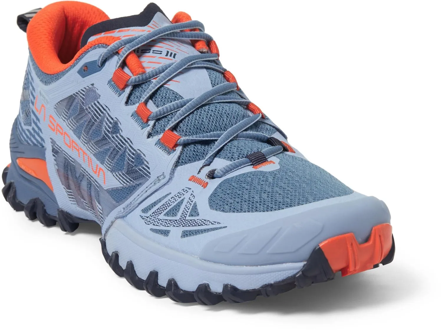 Женские кроссовки для трейлраннинга Bushido III GTX La Sportiva, Stone-blue/Moonlight — фото 3