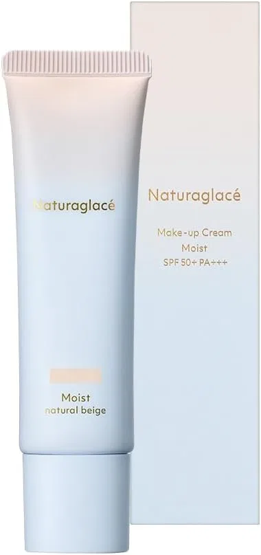 Крем-основа Naturaglace Makeup Cream Moist 01 Natural Beige 30g SPF50+ — фото 2