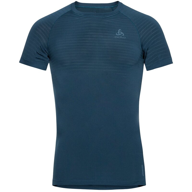 

Майка bl top с круглым вырезом s/s performance Odlo, цвет blue wing teal