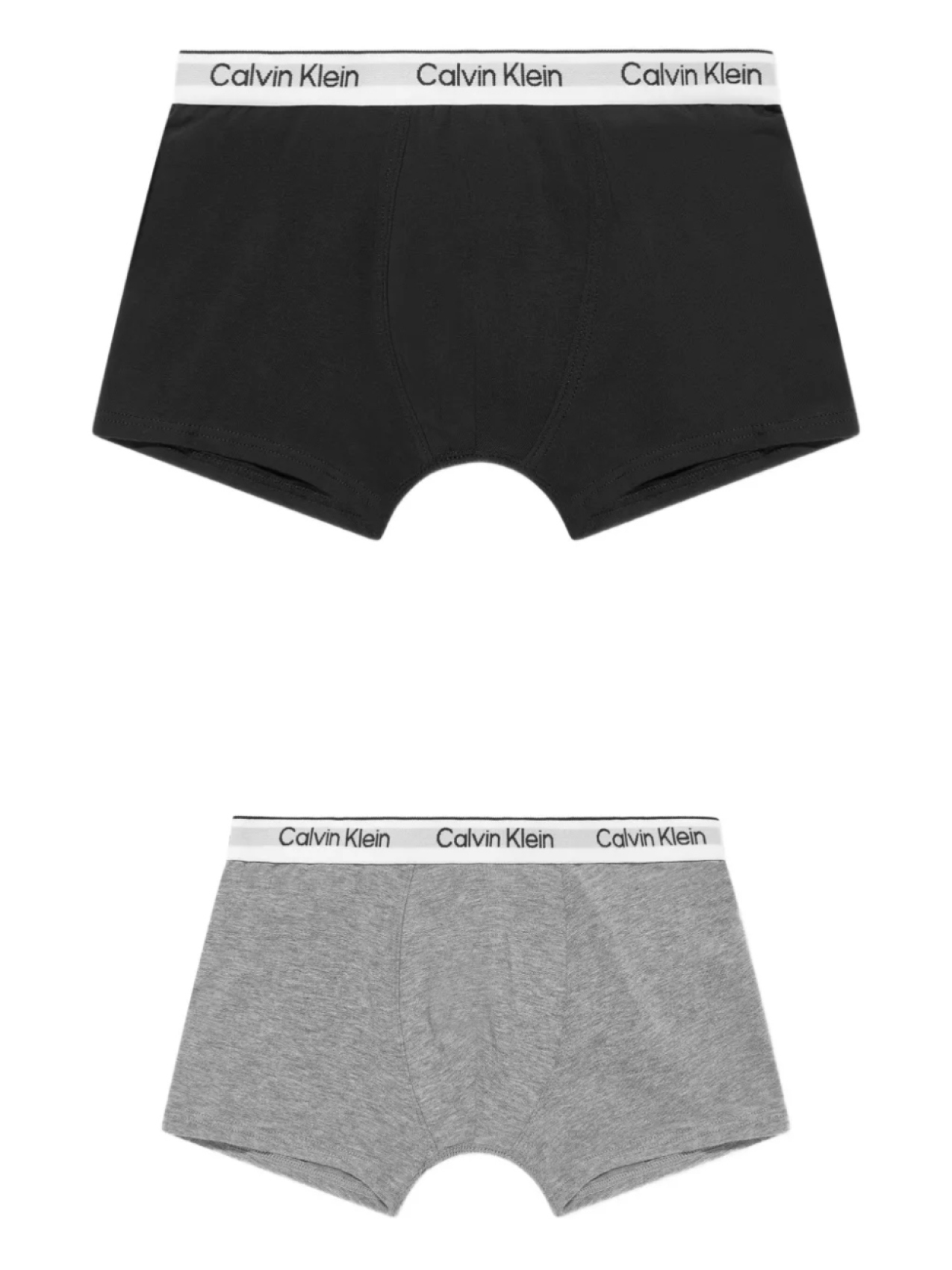 

Комплект из трех трусов с логотипом Calvin Klein Kids, синий
