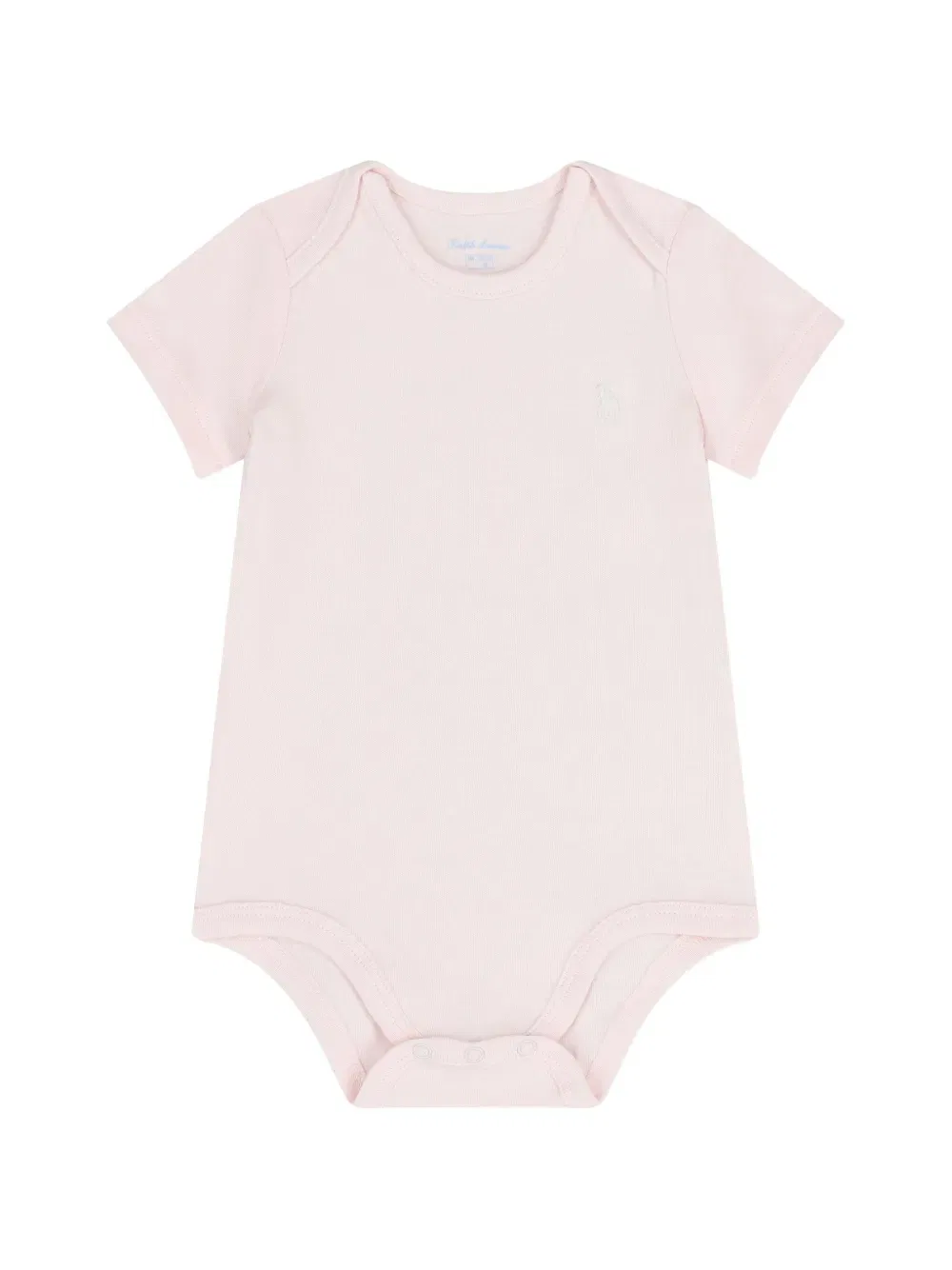 Комплект детского комбинезона с принтом Polo Ralph Lauren Kids, розовый — фото 4