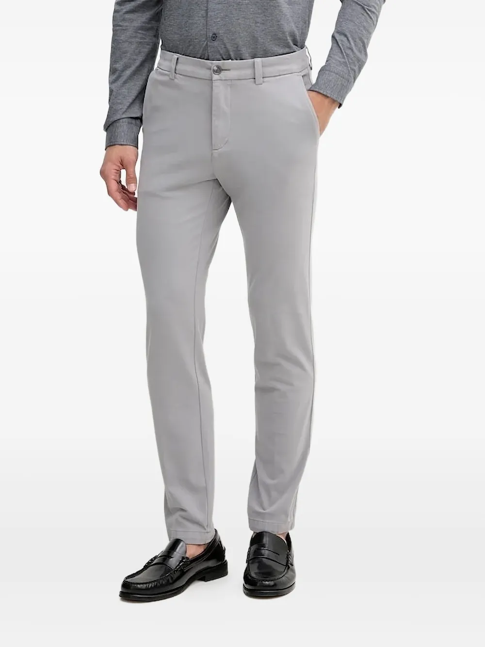 

Брюки с логотипом BOSS, серый