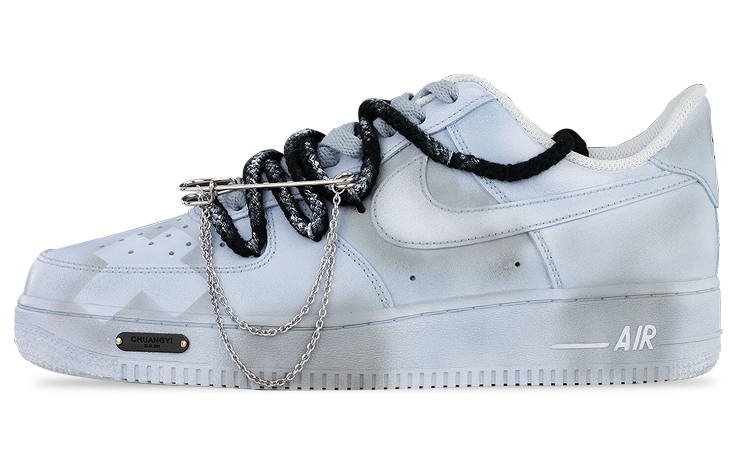

Кроссовки Nike Air Force 1 Skateboarding Shoes Men Low-top White, белый/серый