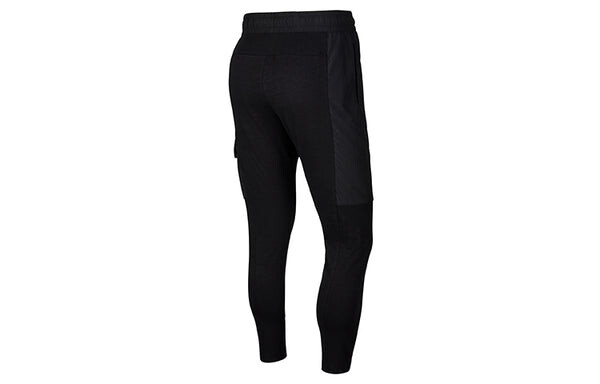 Повседневные брюки спортивная одежда логотип сращивание athleisure повседневные спортивные брюки Nike, черный — фото 2