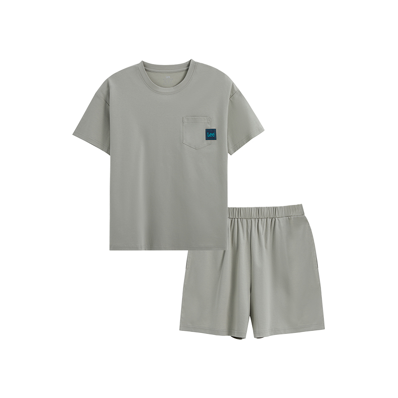 

Мужской пижамный комплект Lee, светло-серый