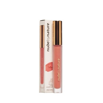 

Жидкая губная помада Nude by Nature Satin Liquid Lipstick 02 Blush