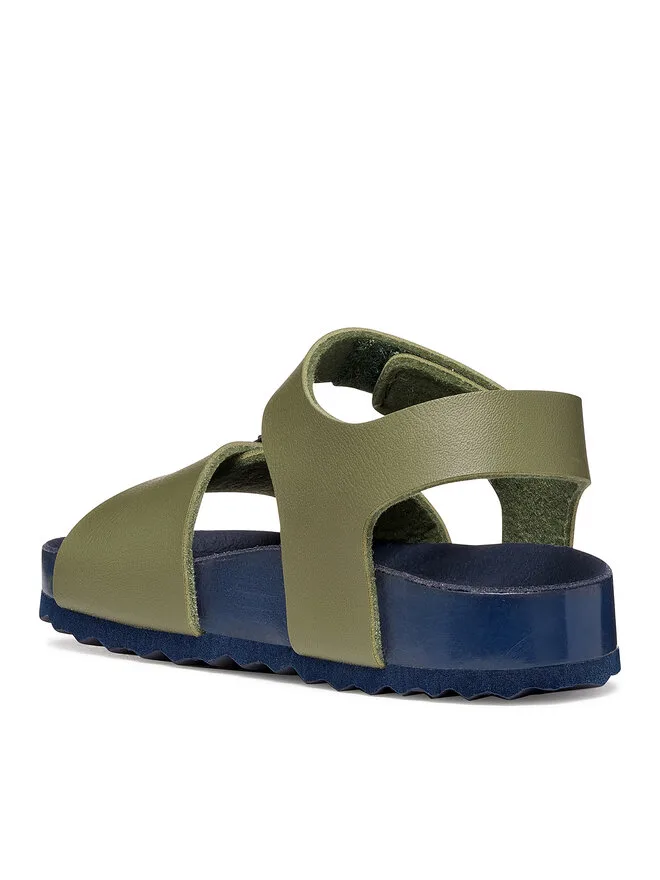 Geox Сандалии B Sandal Chalki Boy B652QA 000BC CD3F4 S зеленый — фото 3