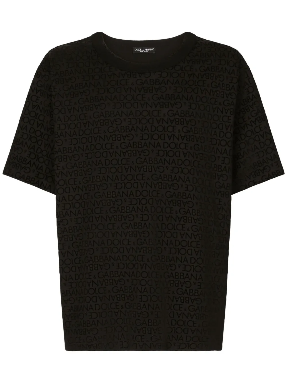 

Футболка с логотипом DOLCE & GABBANA, черный