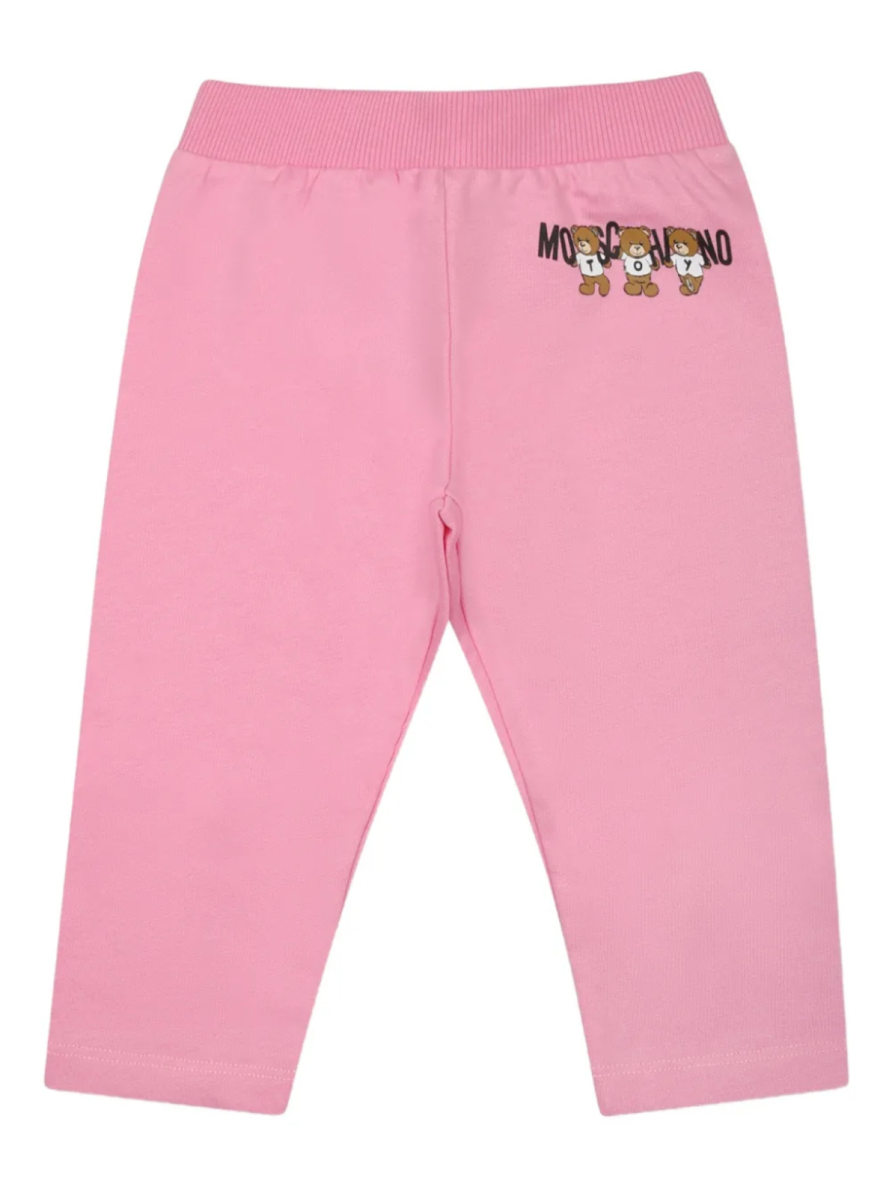 

Спортивные брюки Moschino Kids с логотипом плюшевого мишки, розовый