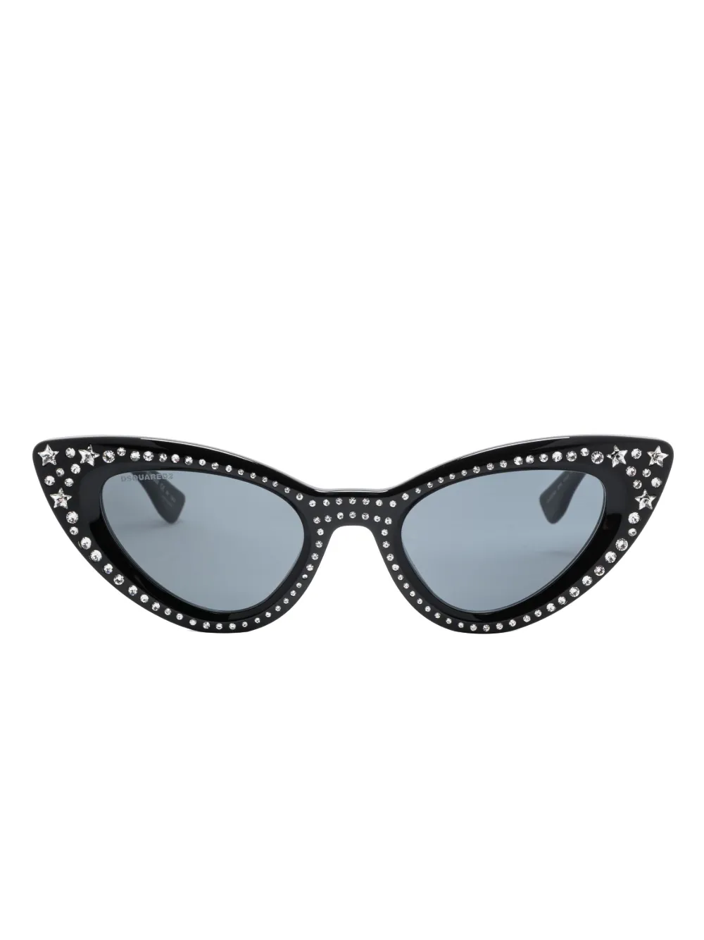 

Солнцезащитные очки с кристаллами DSQUARED2 EYEWEAR, черный