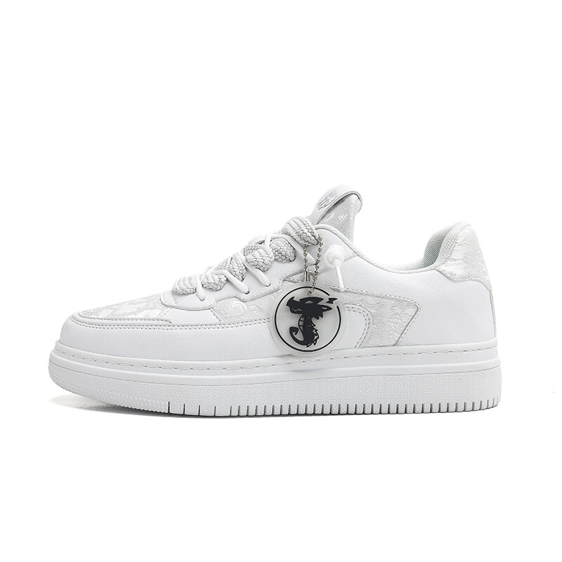 

Кроссовки Jifffly Skateboarding Shoes Unisex Low-top, белый