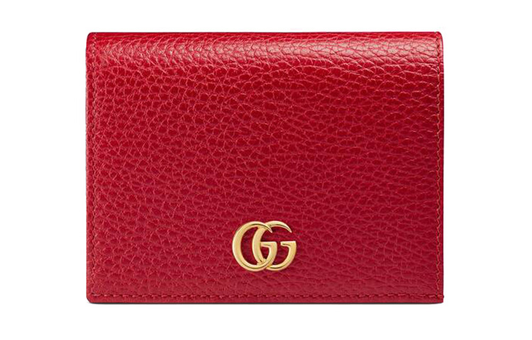 

GUCCI Кошелёк GG Marmont из кожи женский красный