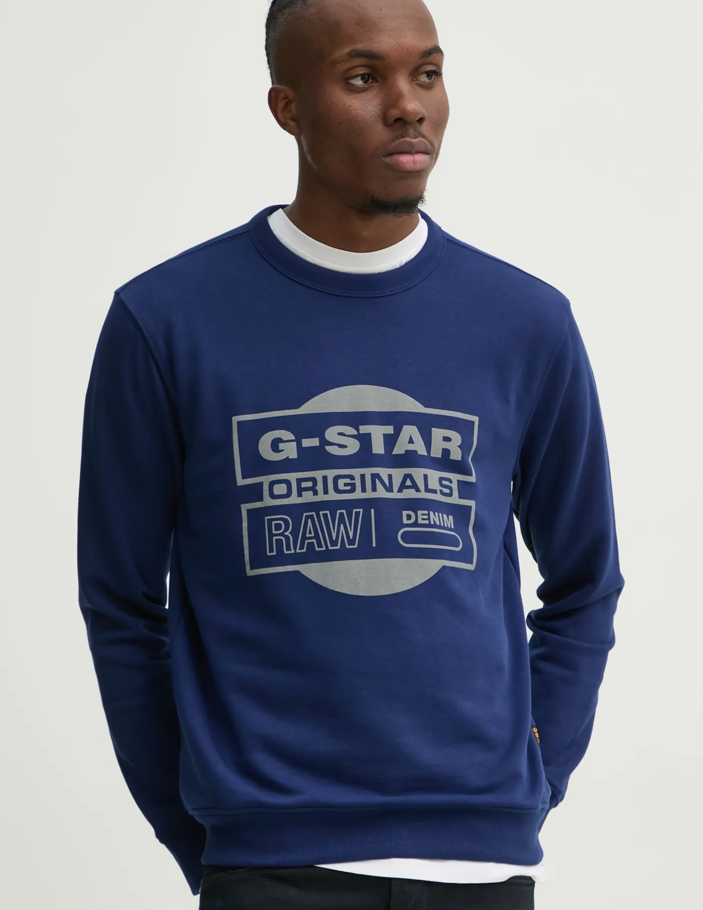 

Толстовка G-Star Raw, темно-синий