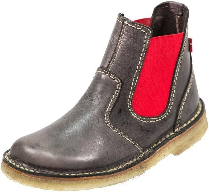 Кожаные ботинки унисекс от Duckfeet Roskilde, красный