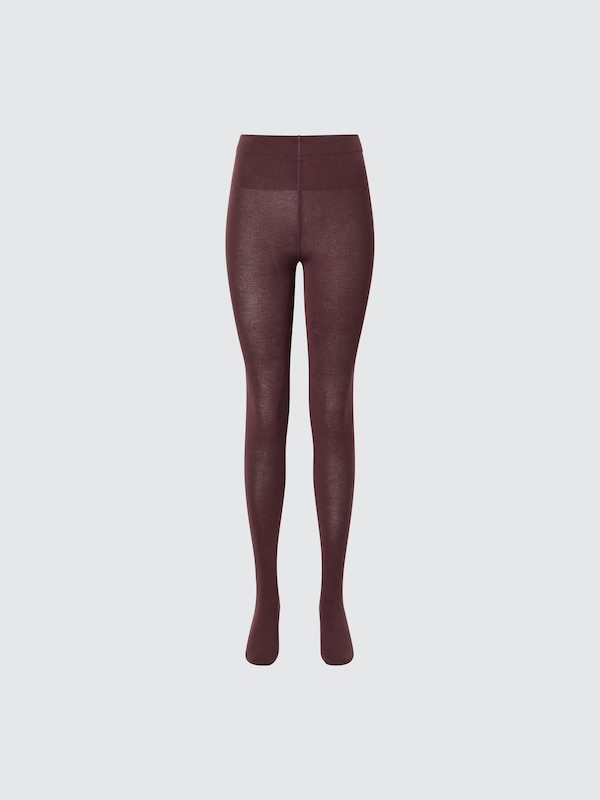 Вязаные колготки Heattech Uniqlo, 09 black — фото 2