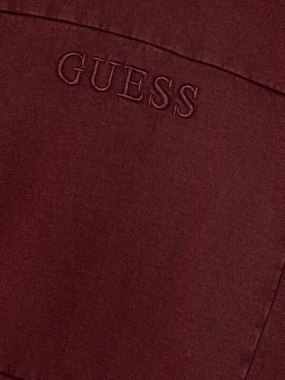 Худи с вышивкой Guess Kids, красный — фото 3